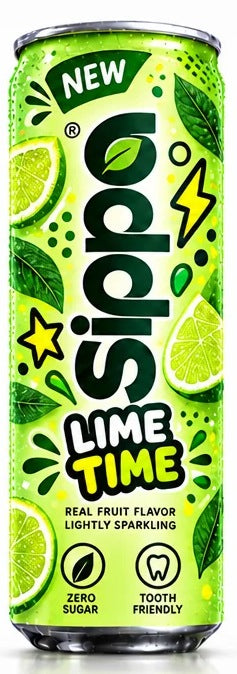 SIPPA Lime Time — 24 Can Case concept packaging